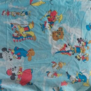 Mickey and gang twin flat sheet good used condition